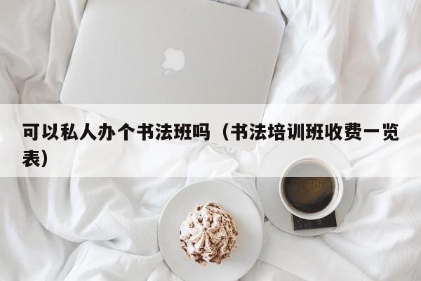 可以私人办个书法班吗（书法培训班收费一览表）