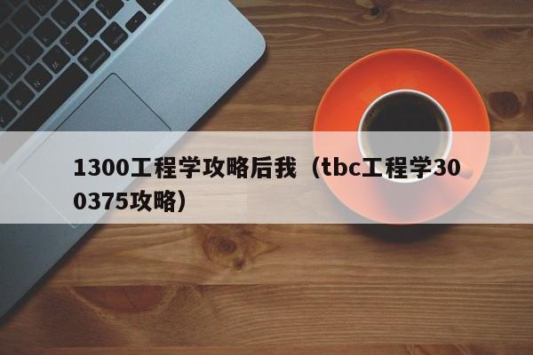 1300工程学攻略后我（tbc工程学300375攻略）