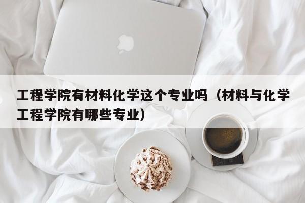 工程学院有材料化学这个专业吗（材料与化学工程学院有哪些专业）