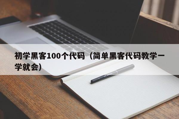 初学黑客100个代码（简单黑客代码教学一学就会）