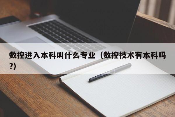 数控进入本科叫什么专业（数控技术有本科吗?）