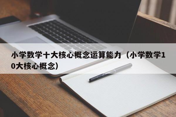 小学数学十大核心概念运算能力（小学数学10大核心概念）