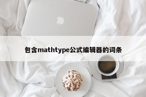 包含mathtype公式编辑器的词条